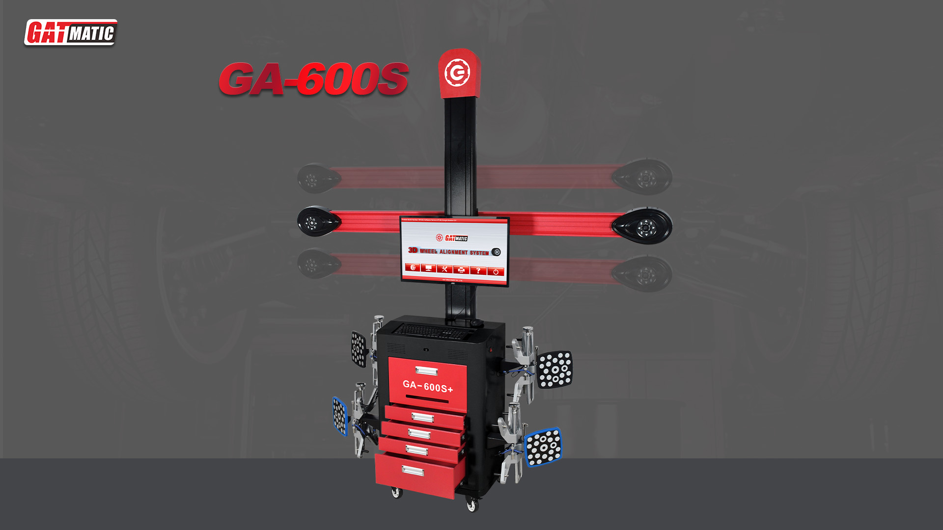 Gat-matic Auto Tracking 3D Movable Wheel Alignment Machine How to achieve the highest cost performance in the industry