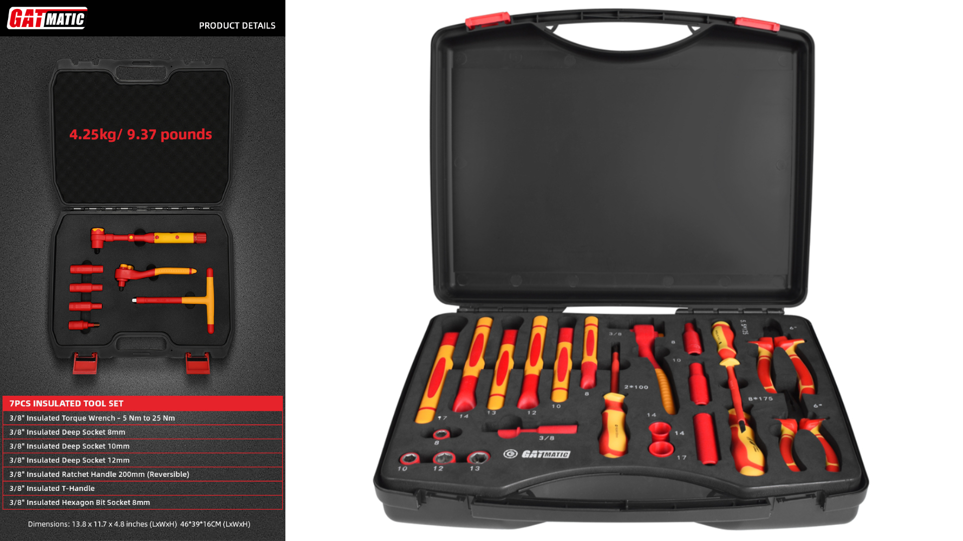 Ensuring Safety, Ensuring Quality, Auto Repairs with WDE 1000V Set.