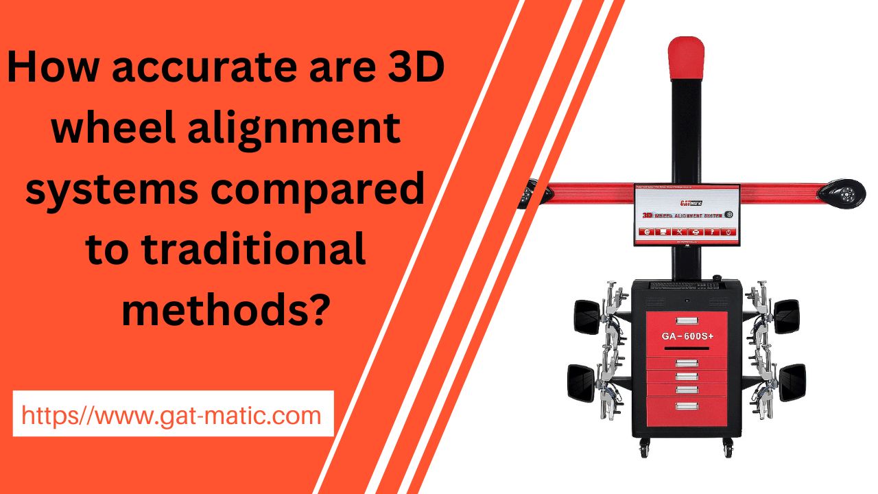 How accurate are 3D wheel alignment systems compared to traditional methods?