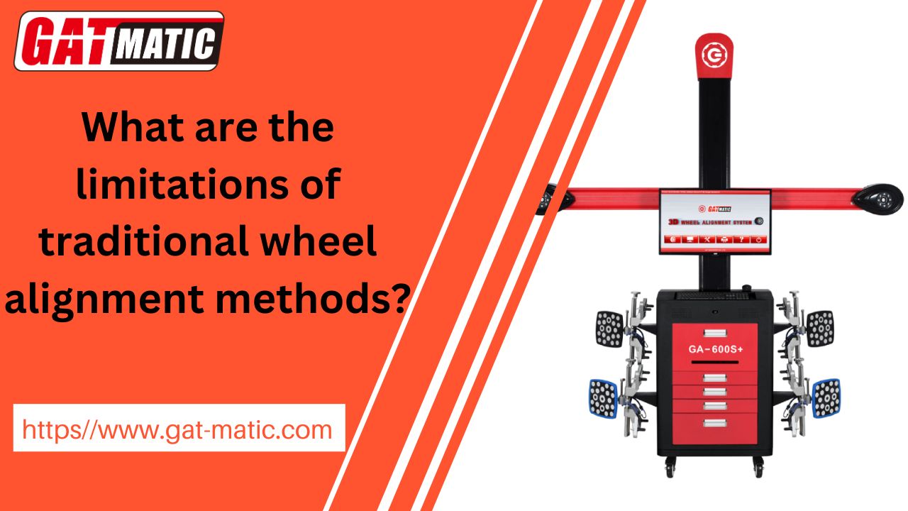 What are the limitations of traditional wheel alignment methods?