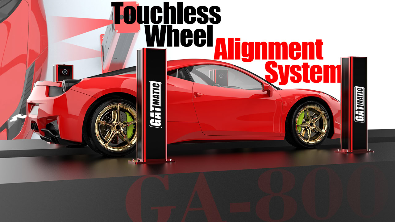 How does the precision of touchless wheel alignment systems compare to traditional methods