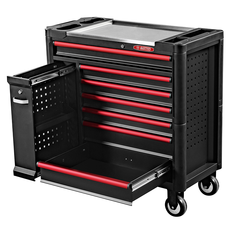 GEC901 Heavy-duty Rolling Tool Cabinet Steel Worktop
