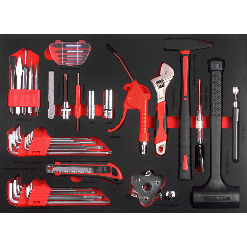 Advanced garage tool trolley for organized hand tool storage