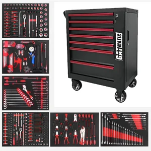 GTT381 ABS Tray Worktop Tool Cabinet With Tools for efficient repair operations