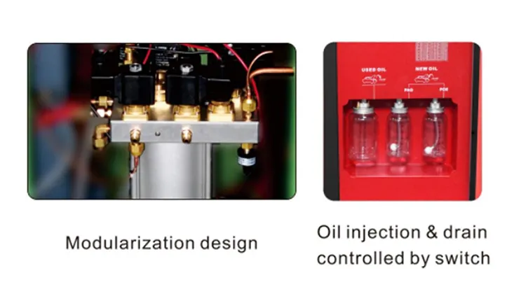 R1234yf & R134a dual system machine