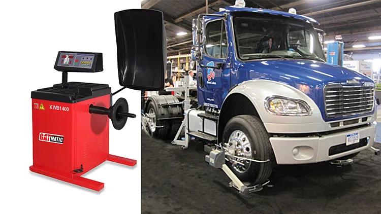 heavy-duty truck wheel balancing machine