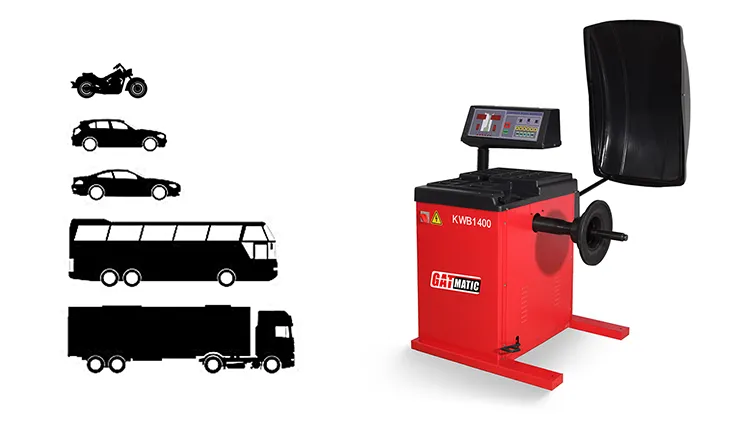 KWB1400 heavy-duty truck wheel balancer
