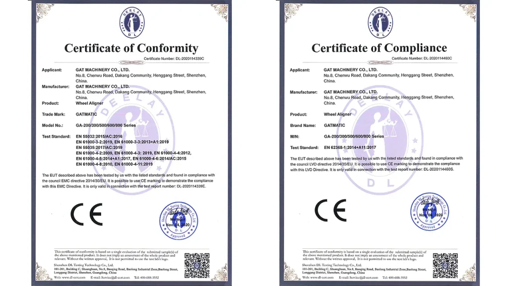 Touchless Wheel Alignment System