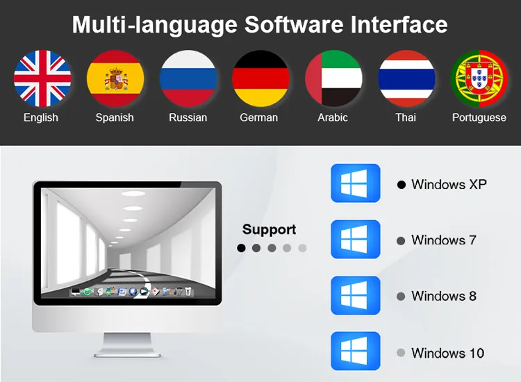GATmatic GA-300 Multi-Language Software, Windows XP/7/8/10 Compatible