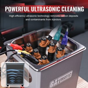 Powerful Ultrasonic Cleaning Function Removes Carbon Deposits From Injectors