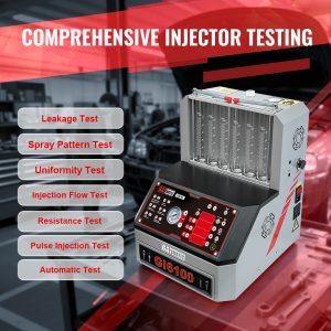 Comprehensive Injector Testing: Leakage, Spray, Flow, Resistance And Pulse Test