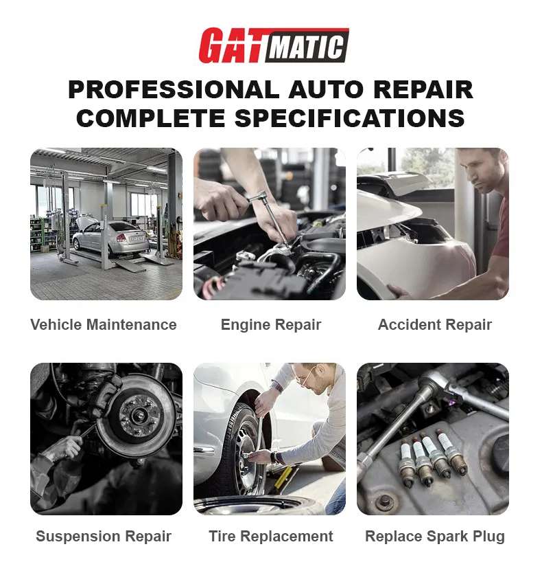 GATMATIC Auto Repair Tools For Vehicle Maintenance, Engine Repair And Garage Work
