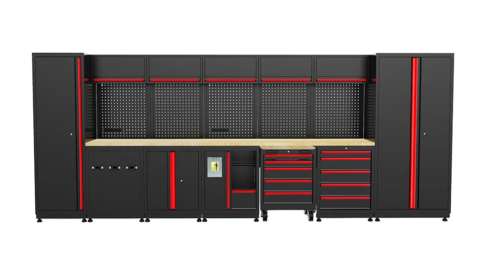 GATMATIC Modular Workshop Storage System, Complete Tool Cabinet Workbench